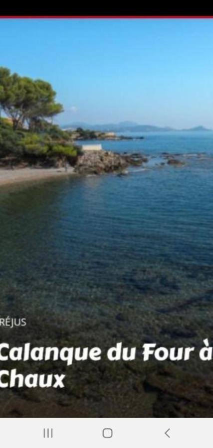 T2 Bord De Mer Avec Jardin Et Piscine Saint Aygulf Exterior foto